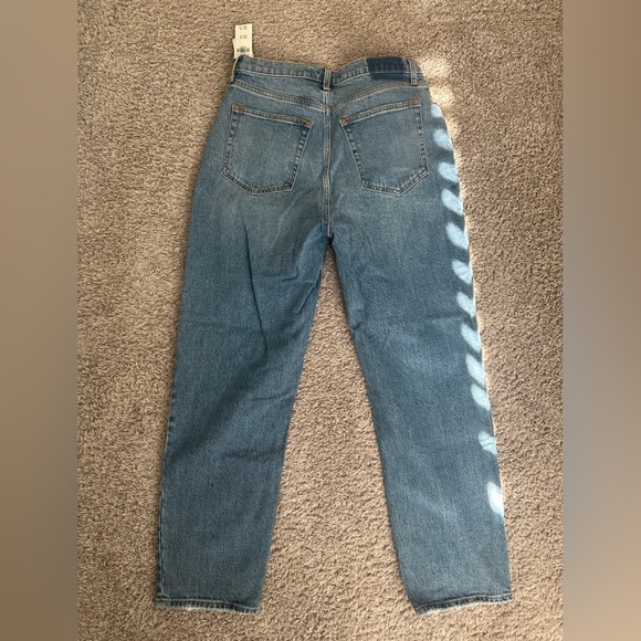 NWT Abercrombie & Fitch High Rise Dad Jeans - 6S Curve Love - Picture 3 of 4